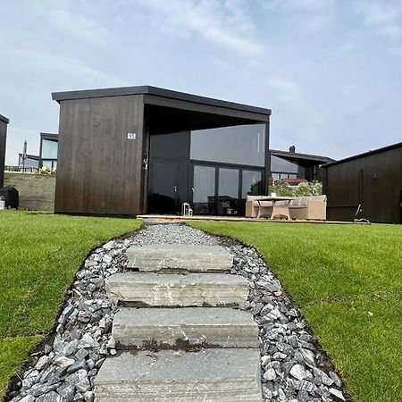 Attraktiv & Smart Funkishytte Pa Nes Strandhager. Årnes Zewnętrze zdjęcie