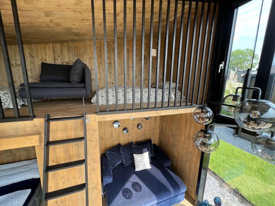 Attraktiv & Smart Funkishytte Pa Nes Strandhager. Årnes Zewnętrze zdjęcie